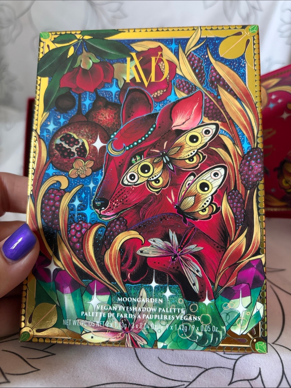 Kat Von D Moongarden Eyeshadow Palette — Red, Gold, Blue, Purple - Picture 2 of 4